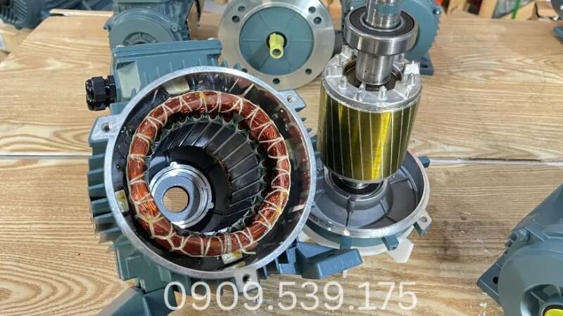 Cấu tạo động cơ điện có phanh