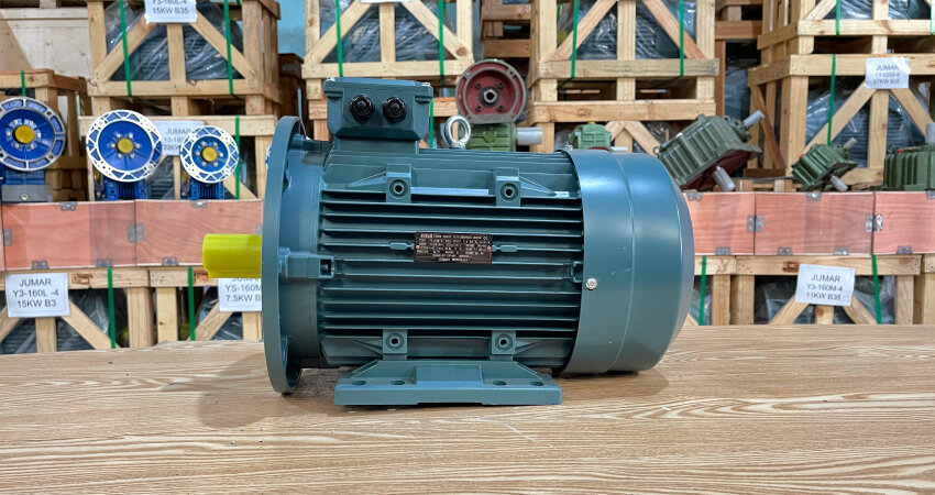 Động cơ điện không đồng bộ 3 pha 7.5kW 10Hp phổ biến trong công nghiệp và dân dụng