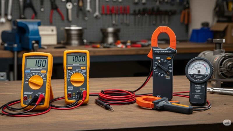 Dụng cụ cần thiết để đo và kiểm tra motor 3 pha