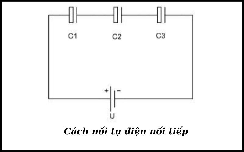 Cách nối tụ điện nối tiếp