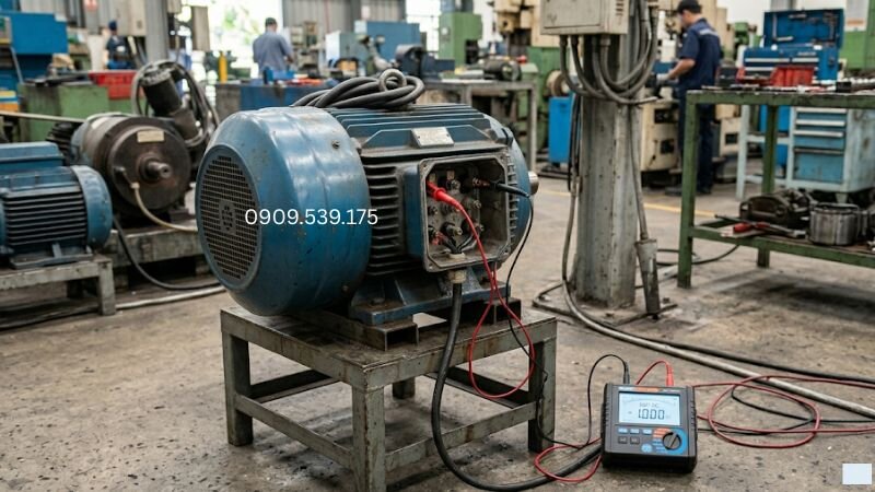 Đo Megomet: Phát hiện sớm nguy cơ rò điện, ngắn mạch, đảm bảo motor vận hành an toàn và bền bỉ