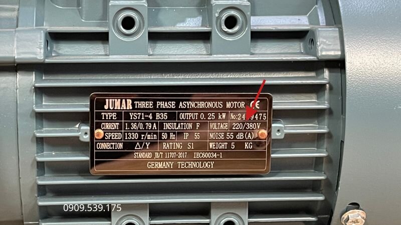 Mức điện áp bắt buộc phải cấp đúng để motor hoạt động mà không gây cháy nổ